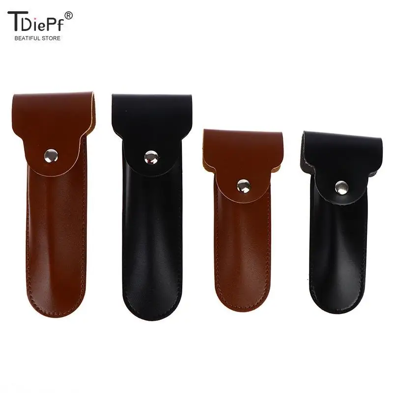 TDiePf Razor holster Razor Case Travel Razor Holder Case For Manual Double Edge Safety Razor Razor Leather 2 Colors Hot Sale