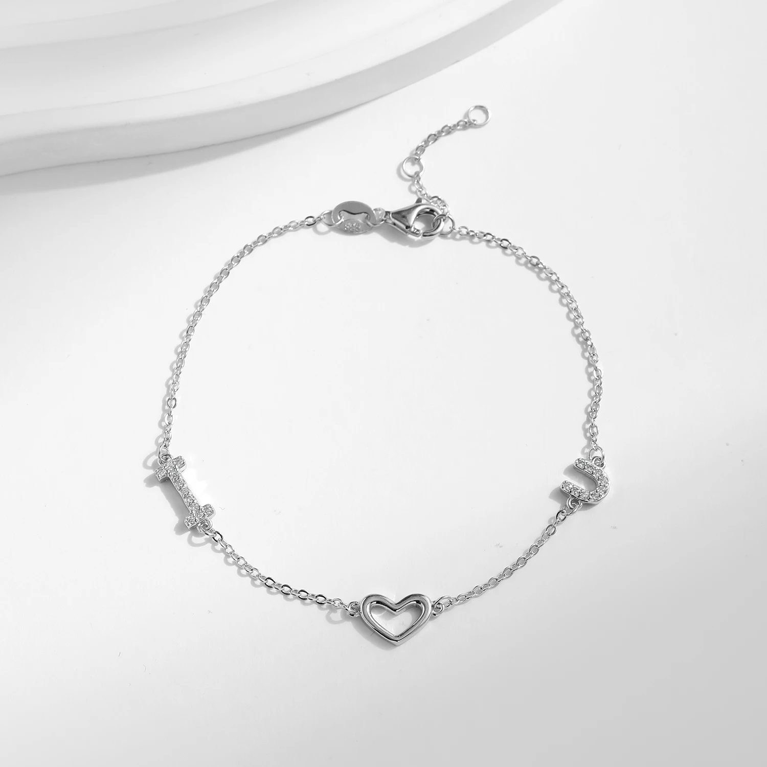 MODIAN romantyczna miłość bransoletka 925 Sterling srebrne serca słodkie bransoletki dla kobiet biżuteria z okazji rocznicy ślubu kobiet — zdjęcie 5