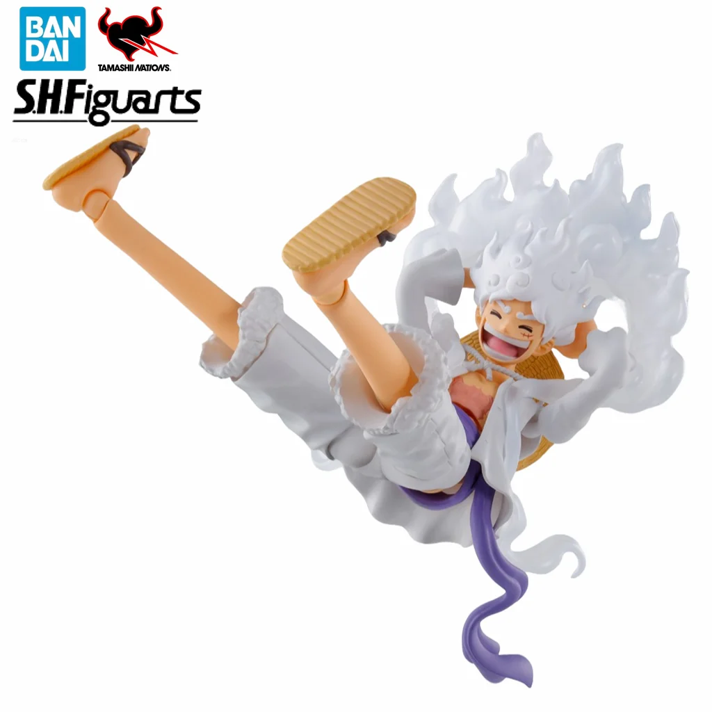 

Оригинальная цельная аниме-фигурка BANDAI S.H.Figuarts Gear 5, Ника Обезьяна Д Луффи, ПВХ, экшн-фигурка, модель, коллекция