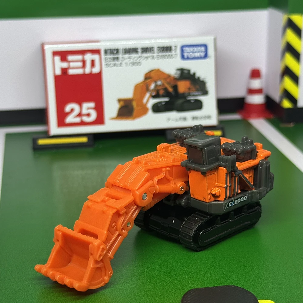 

Takara Tomy Tomica No.25 Hitachi Строительная техника Загрузочный экскаватор EX8000-6 Литье под давлением Статический сплав Коллекция режимов автомобилей