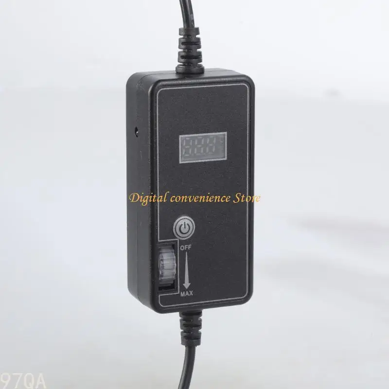 Regulowany sterownik silnika 97qa 12 V z wyświetlaczem temperatury Steples Reguel prędkości
