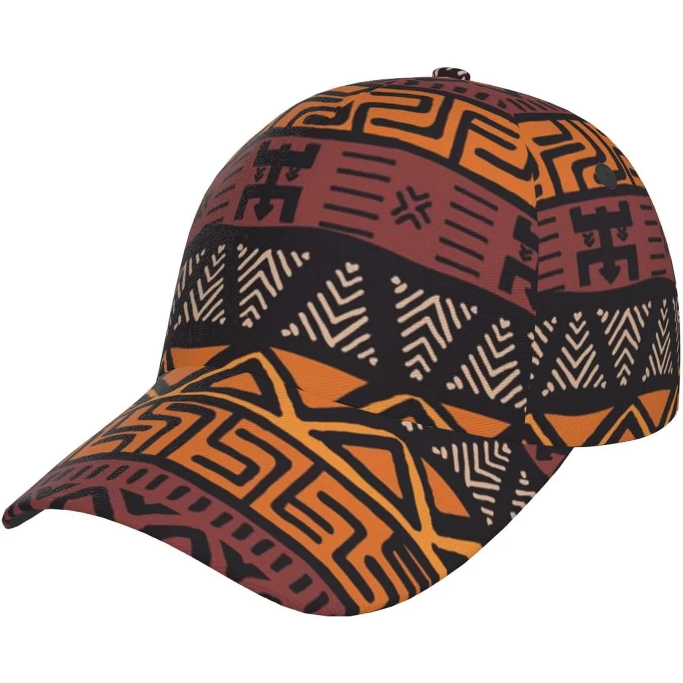 

Retro African Baseball Hat African Tribal Adjustable Snapback Hat Cap for Women Men