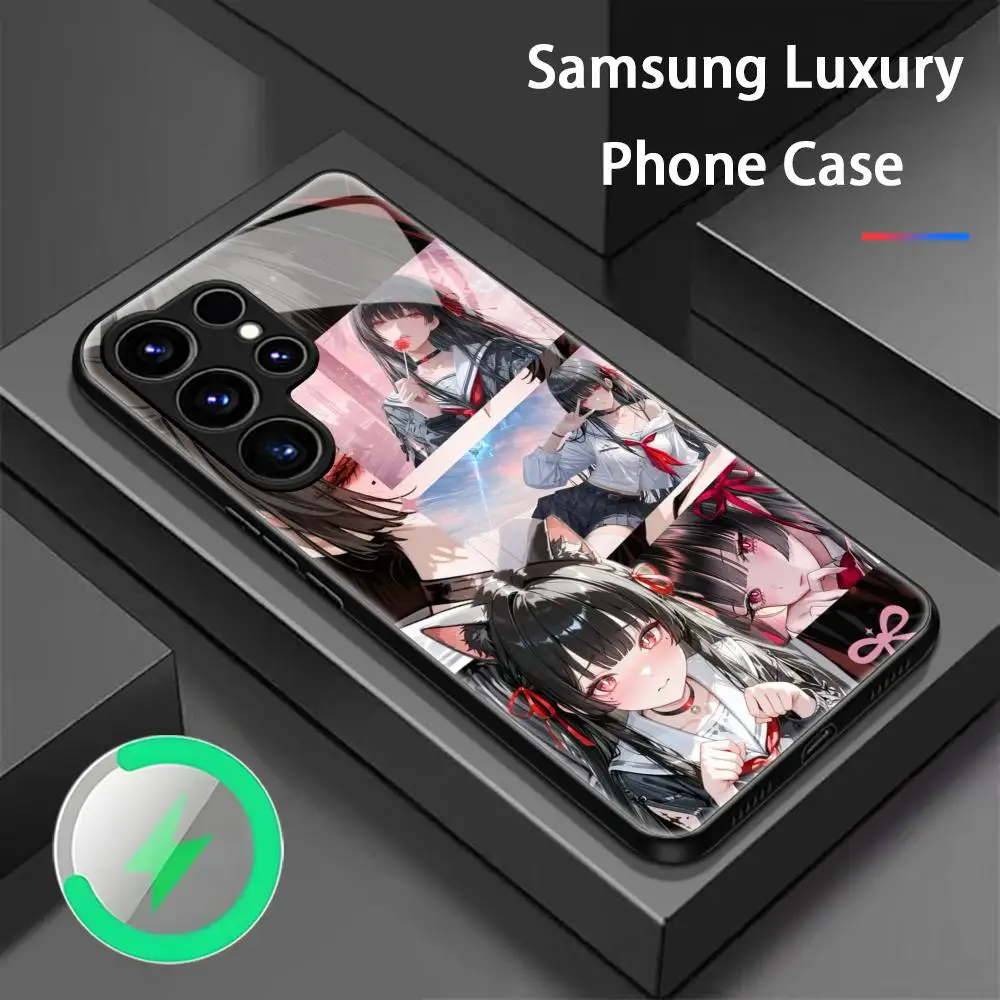 Wuthering Waves Chixia Phone Case For Samsung S26 S25 S24 S23 S22 S21 S20 Plus Ultra Fold A Glass Magnetic Case