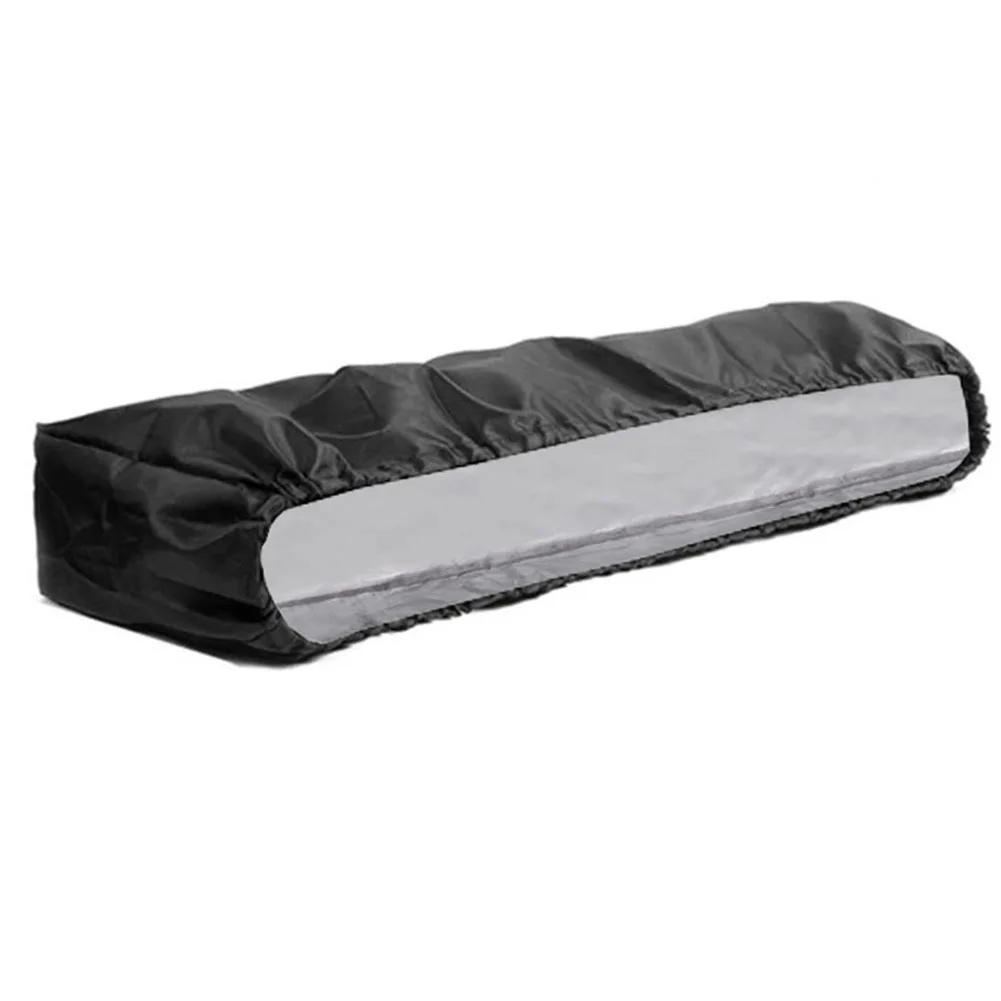 Black 420D Oxford Cloth Wall Mounted Patio Cover For Outdoor Garden Yard Protection Against Rain Snow Dust