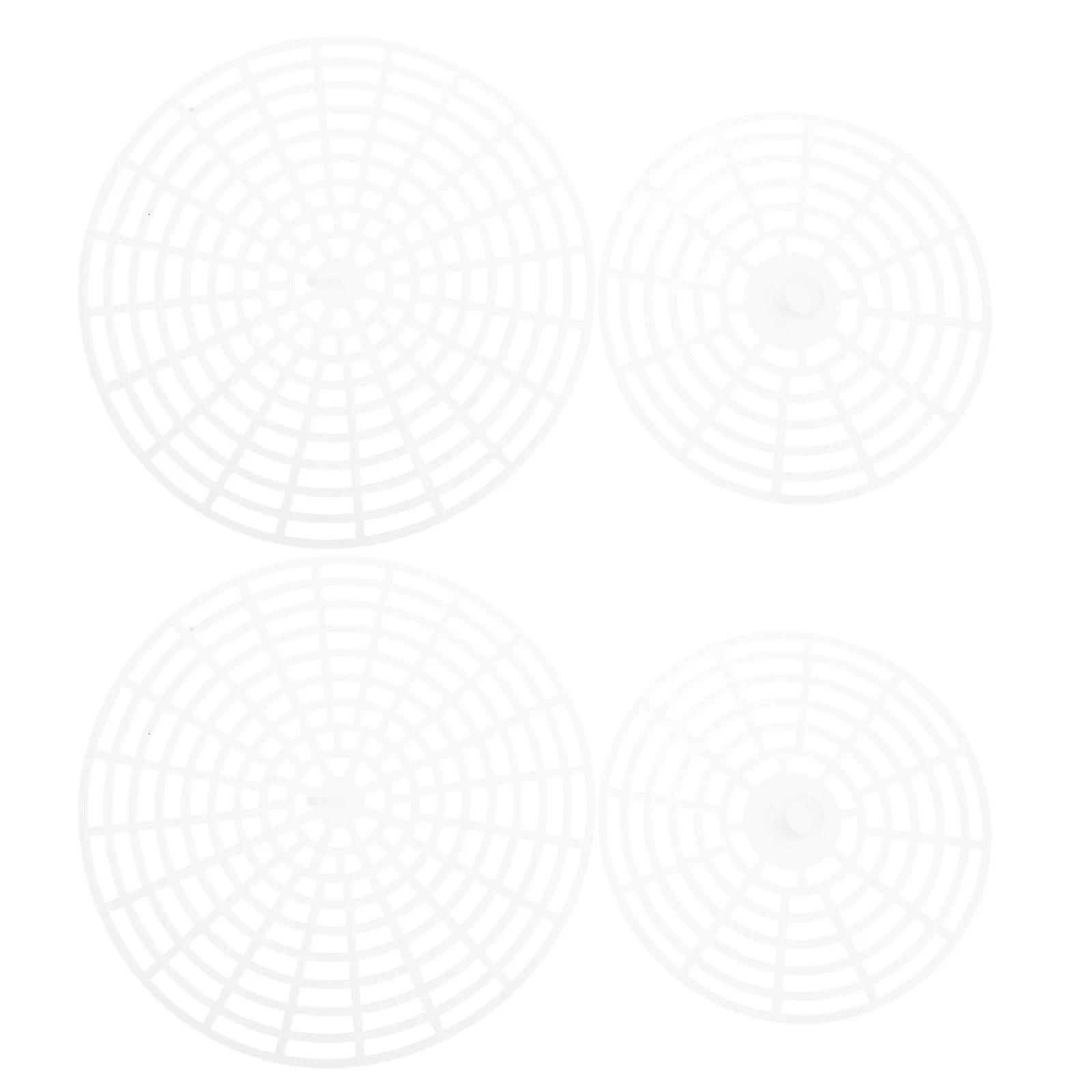 

4Pcs Pickle Press Fermentation Weight Plastic Fermenting Jar Mesh Plates Vegetable Fixing Tool for Sauerkraut Kimchi Pickled