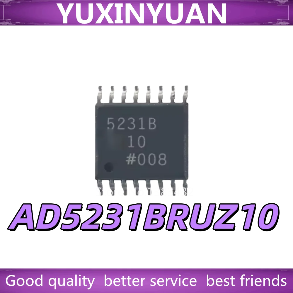 

5 шт./лот, оригинальный AD5231BRUZ10 AD5231 5231B посылка TSSOP-16 SMD встроенный IC цифровой потенциометр чип