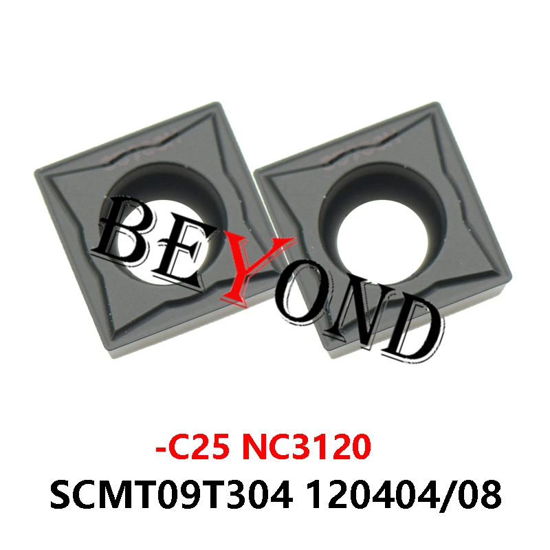 

SCMT09T304-C25 NC3120 CN2000 SCMT120404-C25 SCMT120408-C25 100% Original Carbide Inserts For Steel SCMT 09T304 120404 120408 CNC