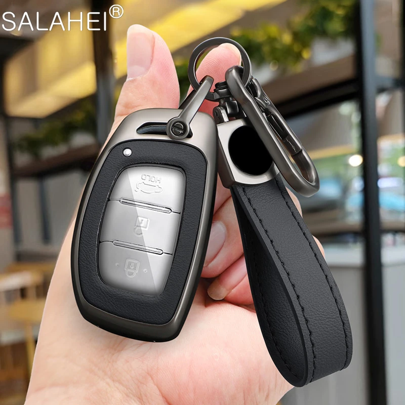 Car Remote Key Case Cover Shell Fob For Hyundai Tucson Santa Fe Rena Sonata Elantra Creta Ix35 Ix45 I10 I30 I40 Accessories