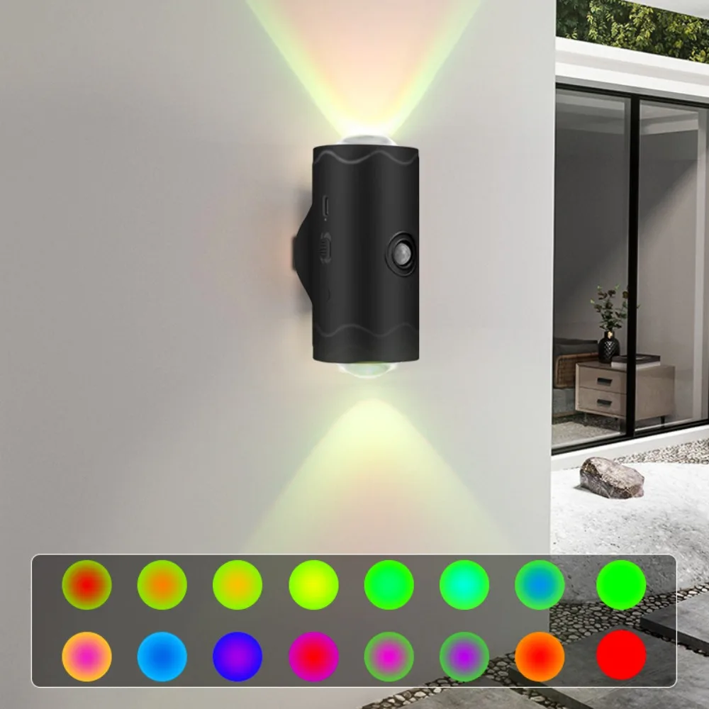 New Motion Sensor LED Cabinet Light Magnetic Energy Efficient Wall Sunset Lamp RGB Color Night Light Cabinet Kitchen
