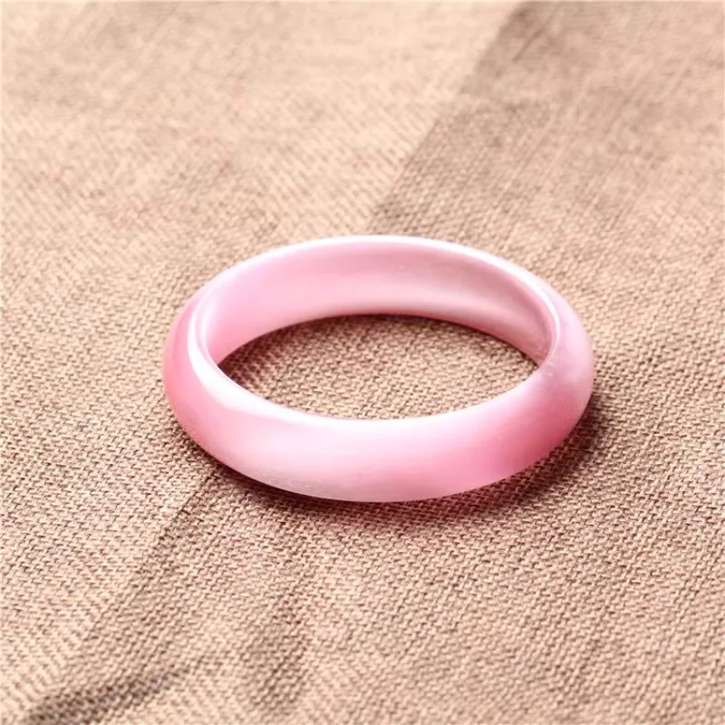 Transshipment Deep Pink Opal Women's Bracelet Hibiscus Children's Jade Bracelet Peach Blossom Bracelet