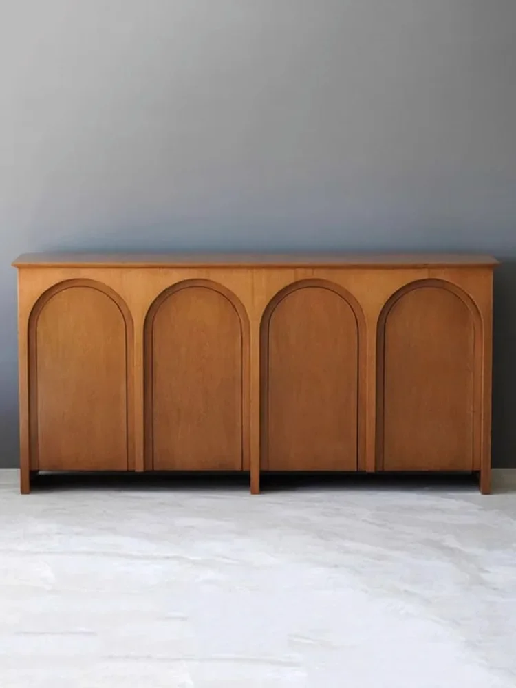 خزانة جانبية لتناول الطعام بتصميم فرنسي عتيق وخزانة دلو فاخرة وخزانة تلفزيون وغرفة معيشة وخزانة منزلية على الحائط