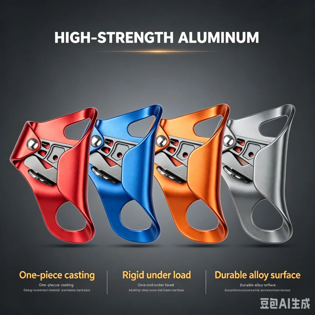 Outdoor Rock Climbing Hand Ascender SRT Ascend Device Mountaineer Handle Ascender Left Hand Right Hand Climbing Rope Tools