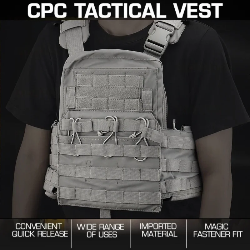 

CPC Multi Combination Hunting Vest | Heavy Load Training Protective Heavy Tank | For Wilderness Adventure Accessories