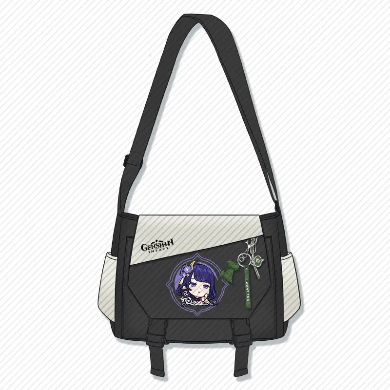 Game GS Impact Beelzebul Sucrose Ayaka Noelle Albedo Kokomi Gorou Merch Messenger Bag Student Single-shoulder Fashion Gift