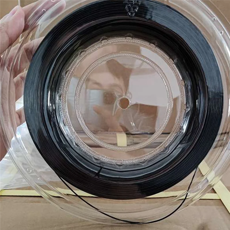 

B72A Полиэстеровая теннисная струна, катушка 200 м, прочная тренировочная струна для тренажерного зала, тонкая струна для теннисной ракетки 1,25 мм