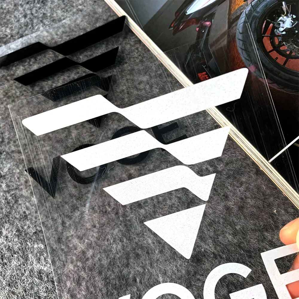 오토바이 스타일링 장식용 1개입 'VOGE 로고' 스티커 세트 - 브랜드 테마 데칼 액세서리