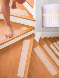 24PCS Non-slip Stairs Steps Stickers Anti Slip Sticker Waterproof Bath Floor For Stair For Bathroom Safety Tape Pad Bathtub