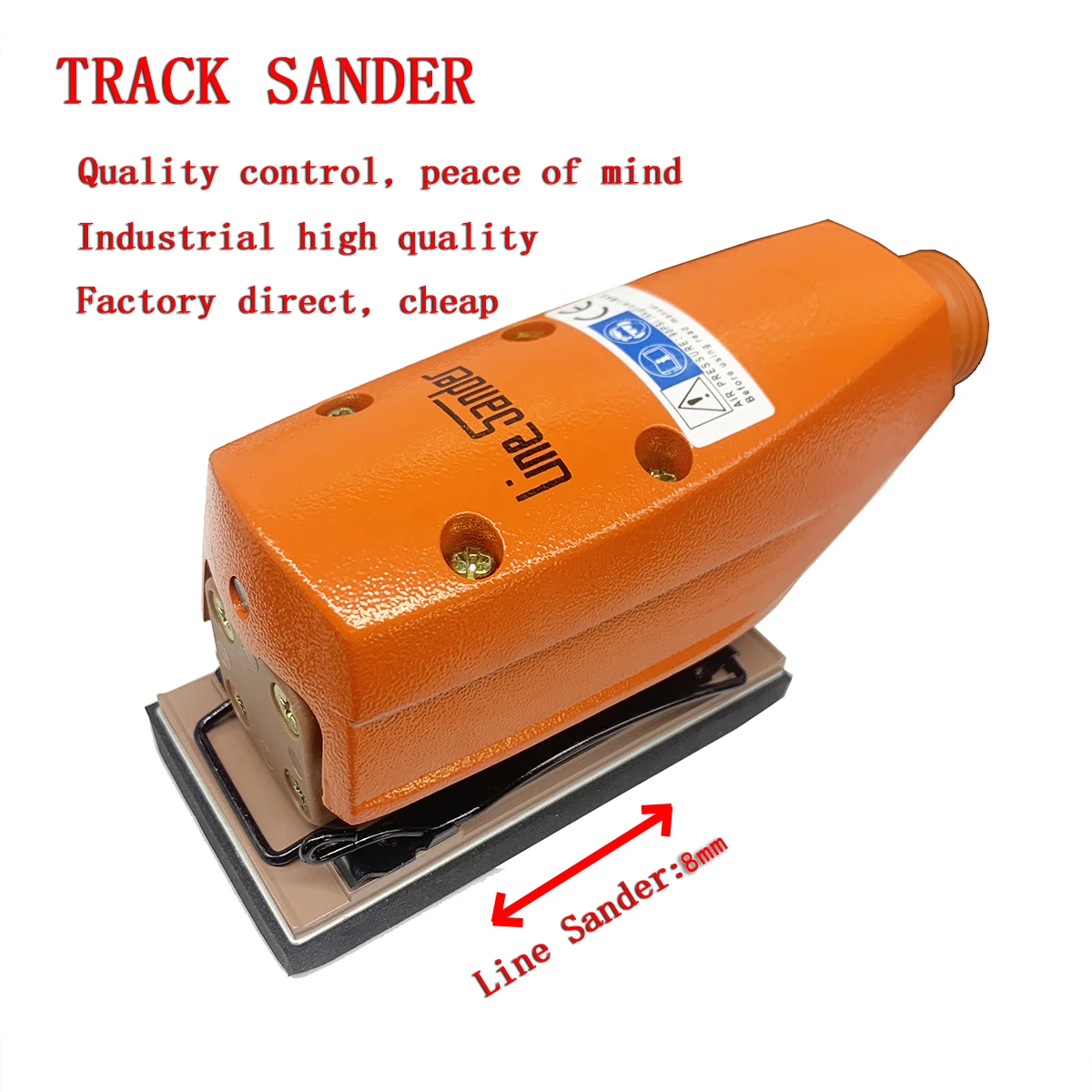 

Line Sander Pneumatic Linear Grinder Made In China Reciprocating Rail Type Square Air Polisher SN-2301