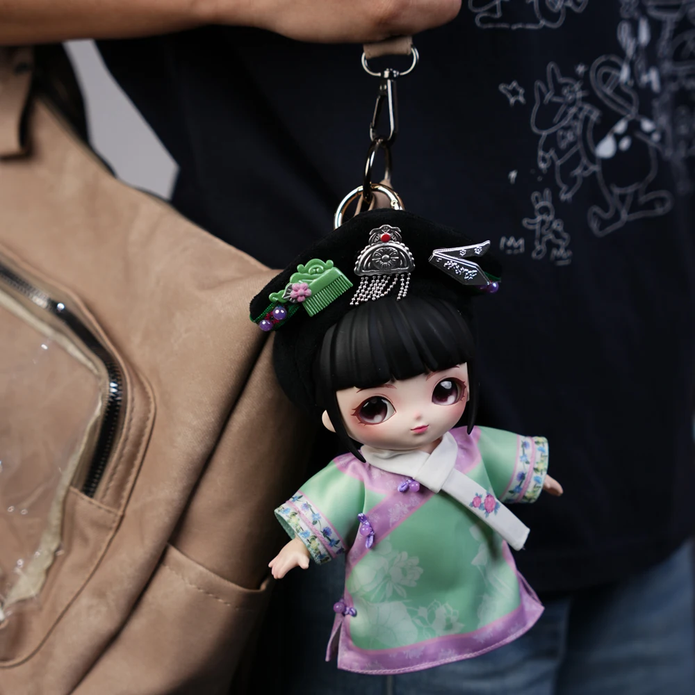 

Zhen Huan's transmission of vinyl plush blind box doll DUMIA skeleton movable doll girl gift