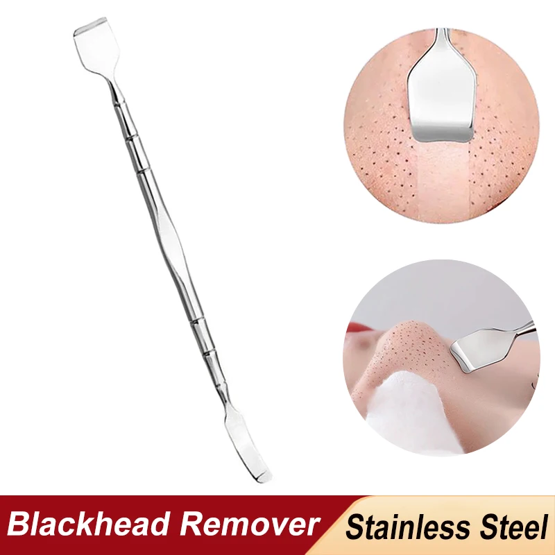 Pimple Popper Tool Blackhead Remover Acne Needle Removing Treatment Whitehead Popping Zit Nose Face Blemish Extractor Tools