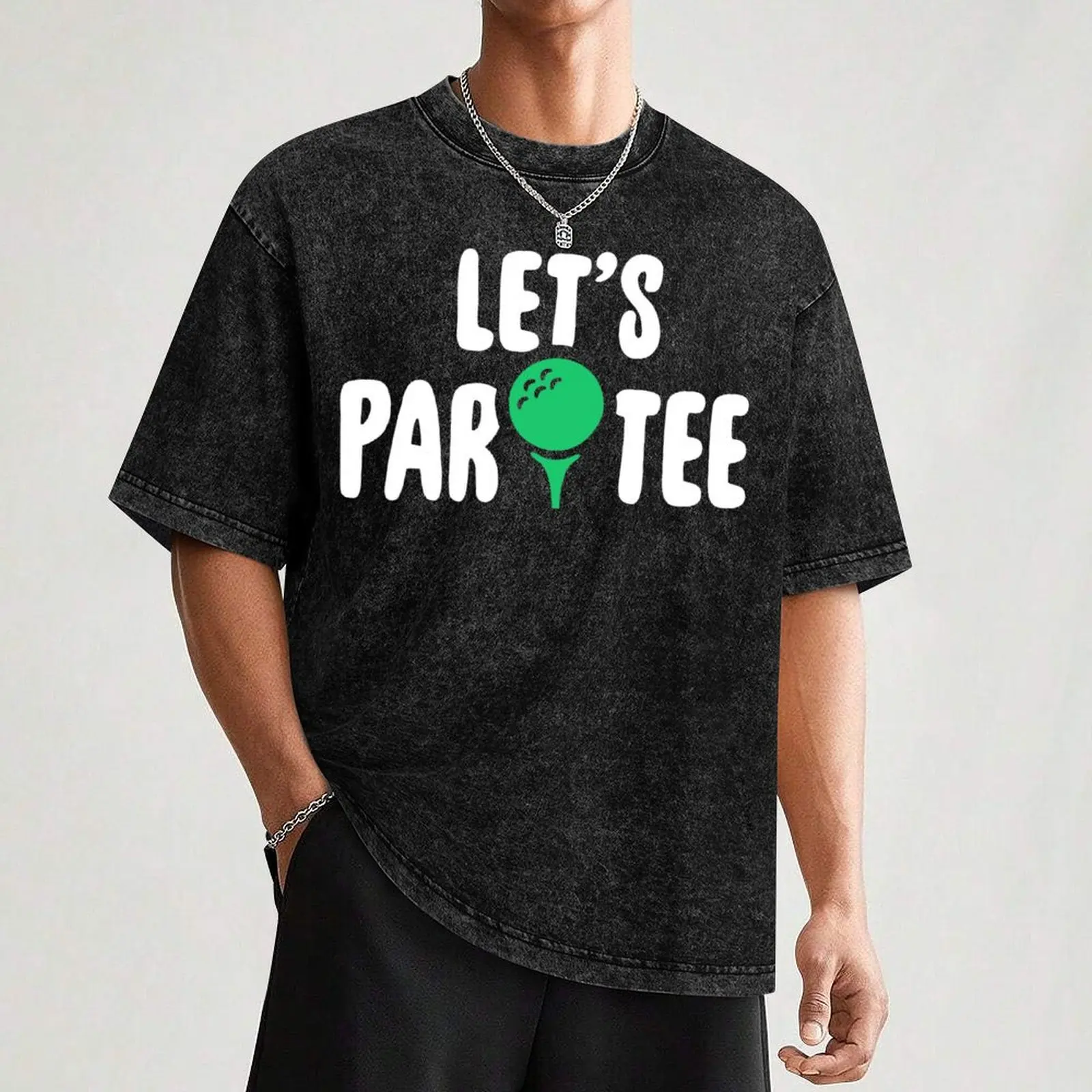 Let's Par Tee Shirt - Funny Golf T-Shirt custom shirt Aesthetic clothing quick-drying plain black t shirts men