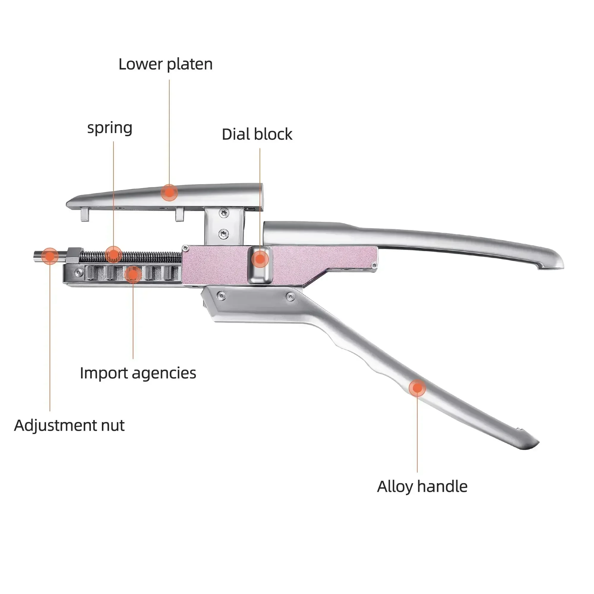 6D Hair Extensions Machine Second Generations Quick-operateds Non-marking Hair Extension Tool More Faster Five Bunches in a Row