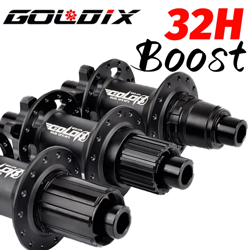 

GOLDIX M370 Boost 32-hole Mtb Thunder Masses Bicycle Hub Ratchets Cube Pro 7 32 Holes Cube 12x148 Rear Front 15x110 Ratchet 36T