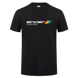 Sinclair Zx Spectrum Men's Clothing T Shirt Tops Summer 2024 Short Sleeve Cotton Man Sinclair Zx Spectrum T-shirt Mans Tshirt