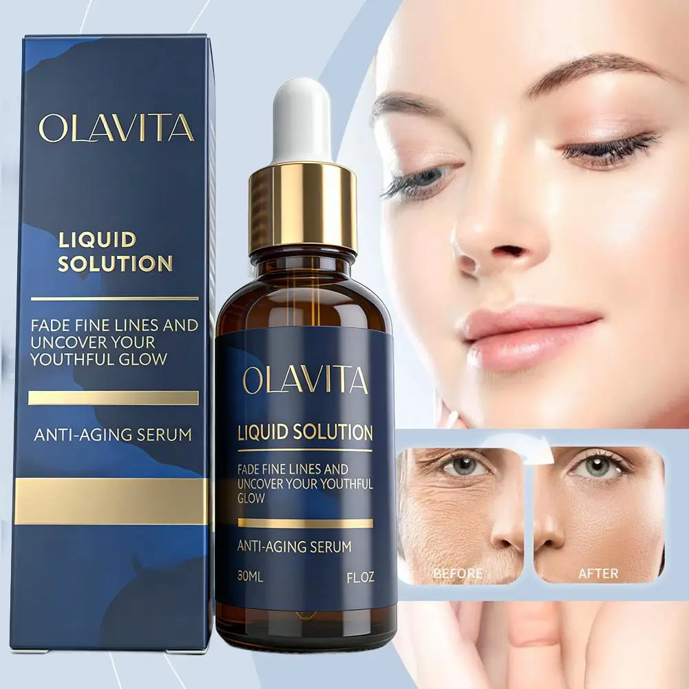 30ml Anti Aging Serum Deep Nourishin Firming Fade Fine Lines Hydrating Facial Serum Reduces Wrinkles Skin Repair Care