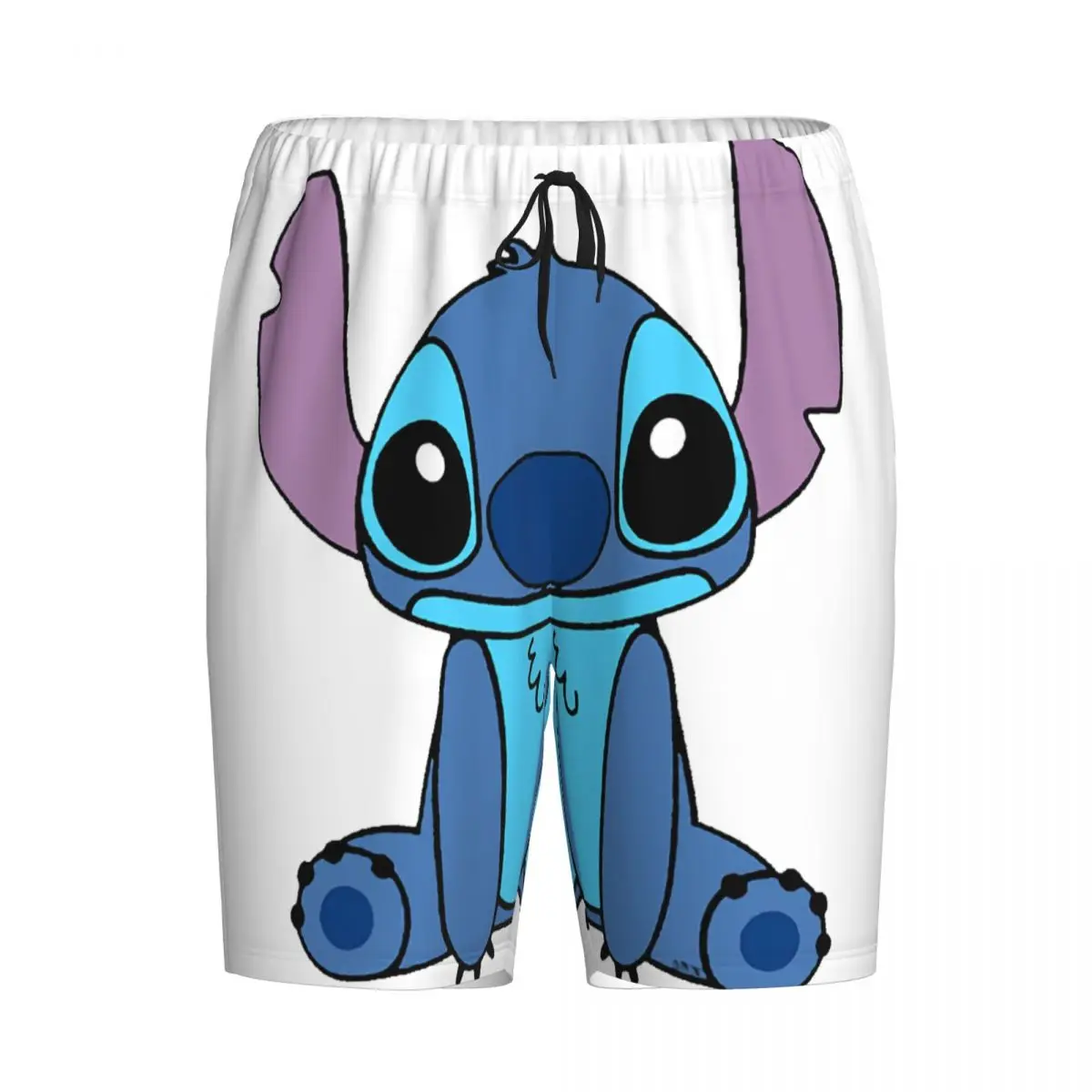 Custom Print Lilo Stitch Cartoon Anime Manga Pajama Shorts Men Sleepwear Bottoms Sleep Short Pjs with Pockets