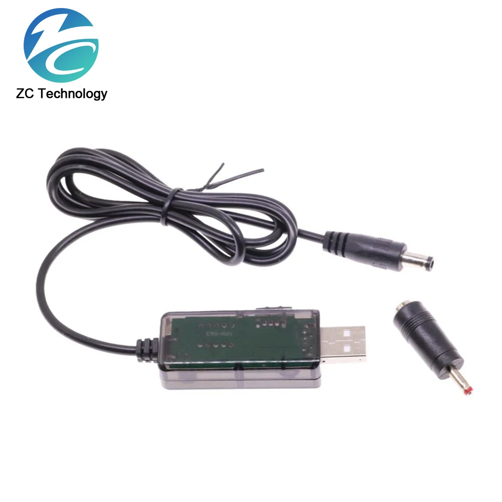 USB Boost Converter Line DC 5V to 9V 12V USB Step-up Cable + 3.5x1.35mm Connecter For Power Supply/Charger/Power Converter