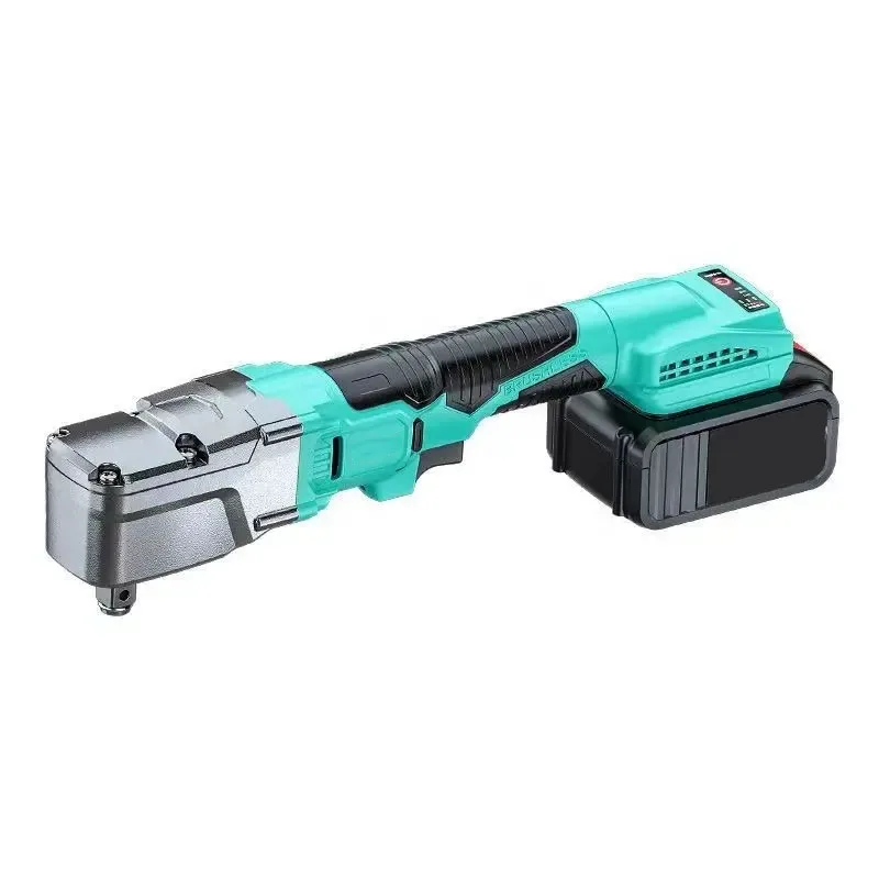 YYHC-Hot selling large torque 90 angle impact electric wrench brushless lithium battery wrench electric right angle wrench