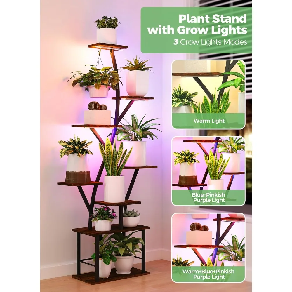 8 Tiered Plant Shelf Indoor 64