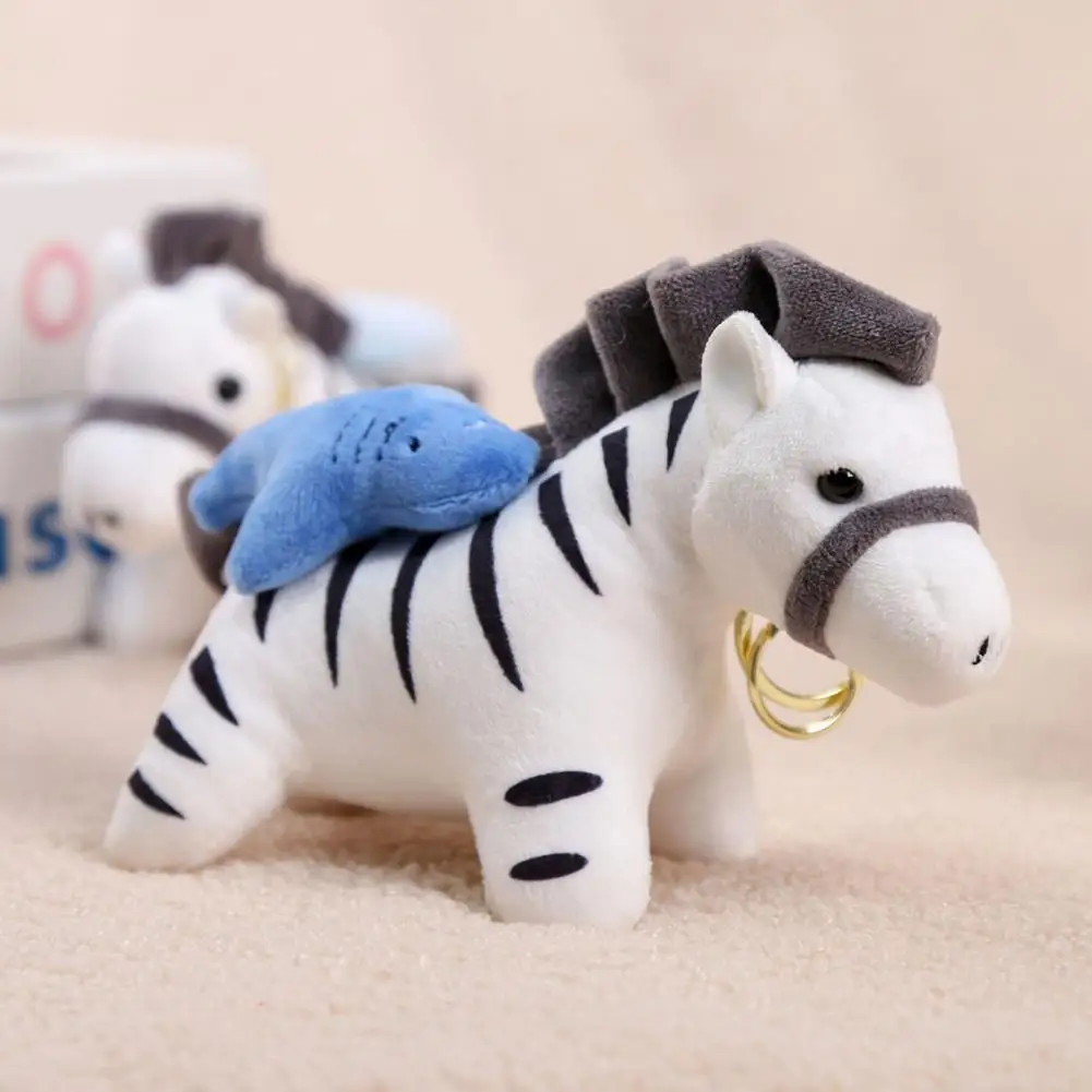 

Маленький аксессуар для сумок, милые плюшевые подвески, ручки для сумок, зебра, слон, пчела, акула, дизайн, декоративные вешалки, забавный кошелек