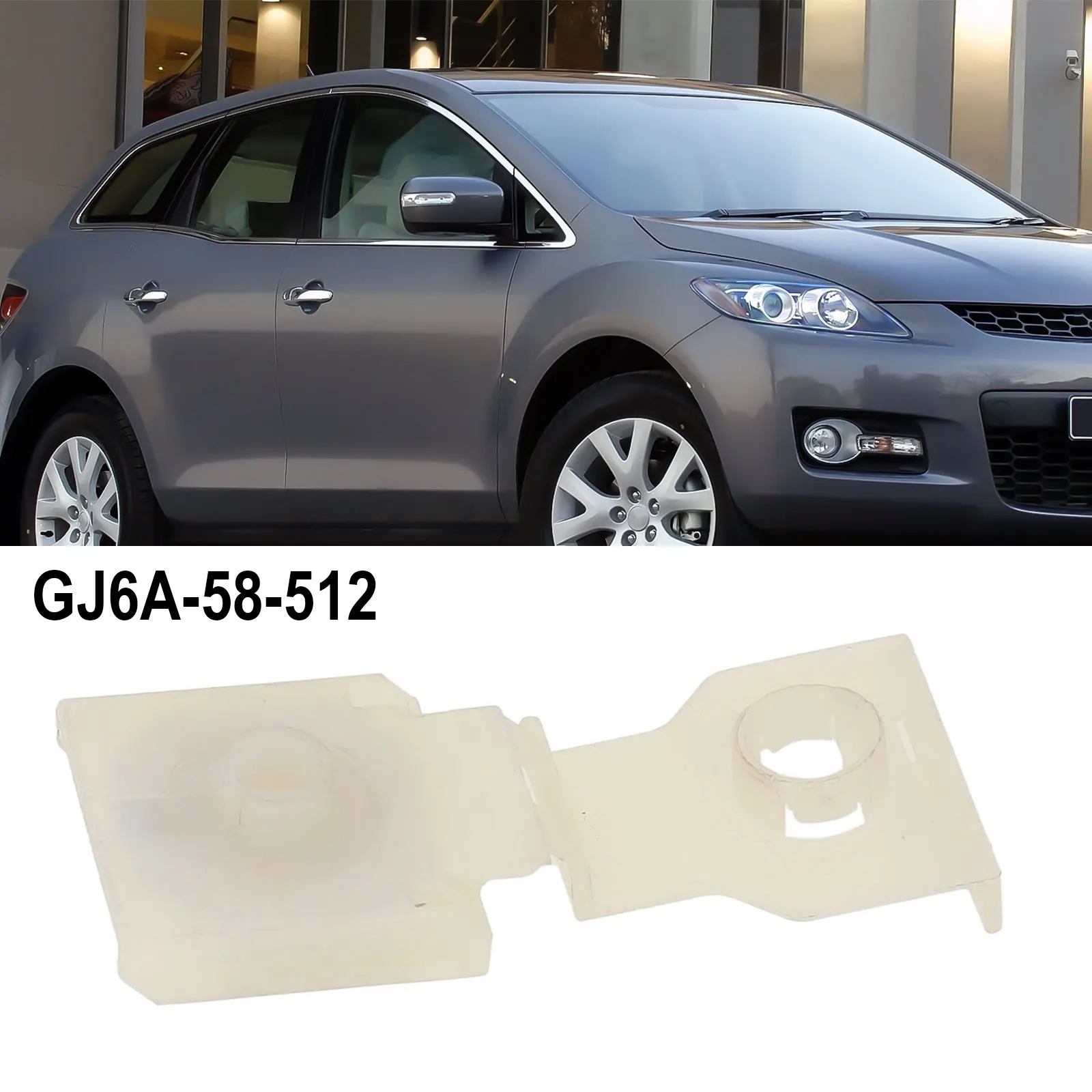 

Door Glass Holder For Mazda 2 3 5 6 For CX-7 For RX-8 2003-2015 GJ6A-58-512 Auto ABS Door Glass Stand Rack Fixed Clamps