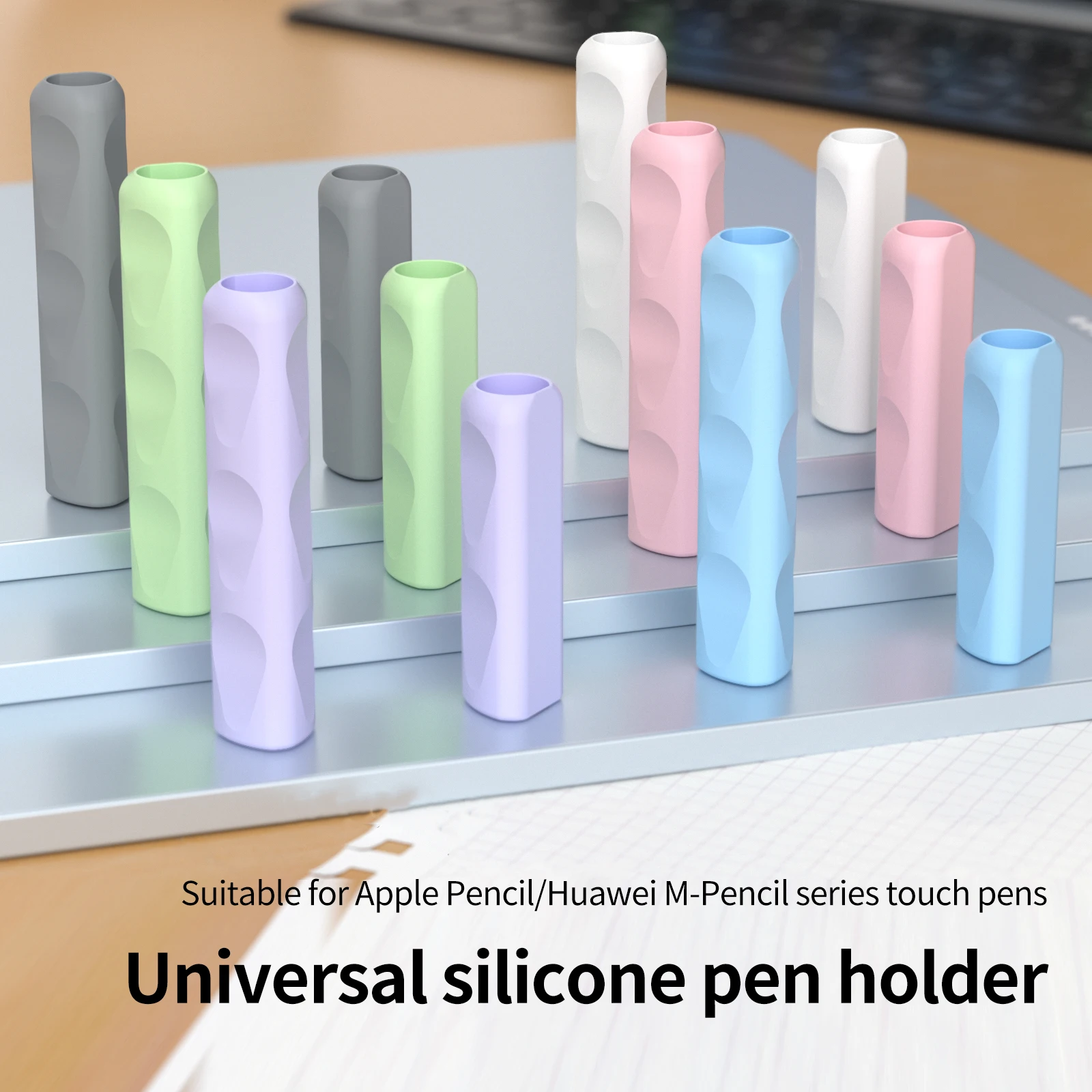

Silicone Tablet Pen Grip Case For Apple Pencil Pro 2 Generation Cover Grip Holder For Huawei M-Pencil 1/2/3 Shockproof Non-slip