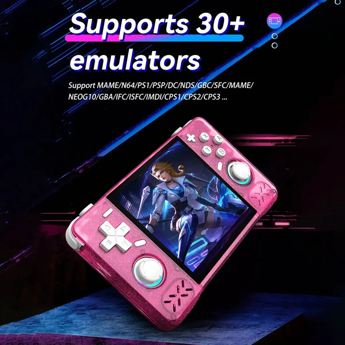 workjob XF40H Retro Handheld Game Console 64G 4.0In IPS Screen Linux Supports WiFi RGB 3D Joystick Portable Pocket Game Player C view 2