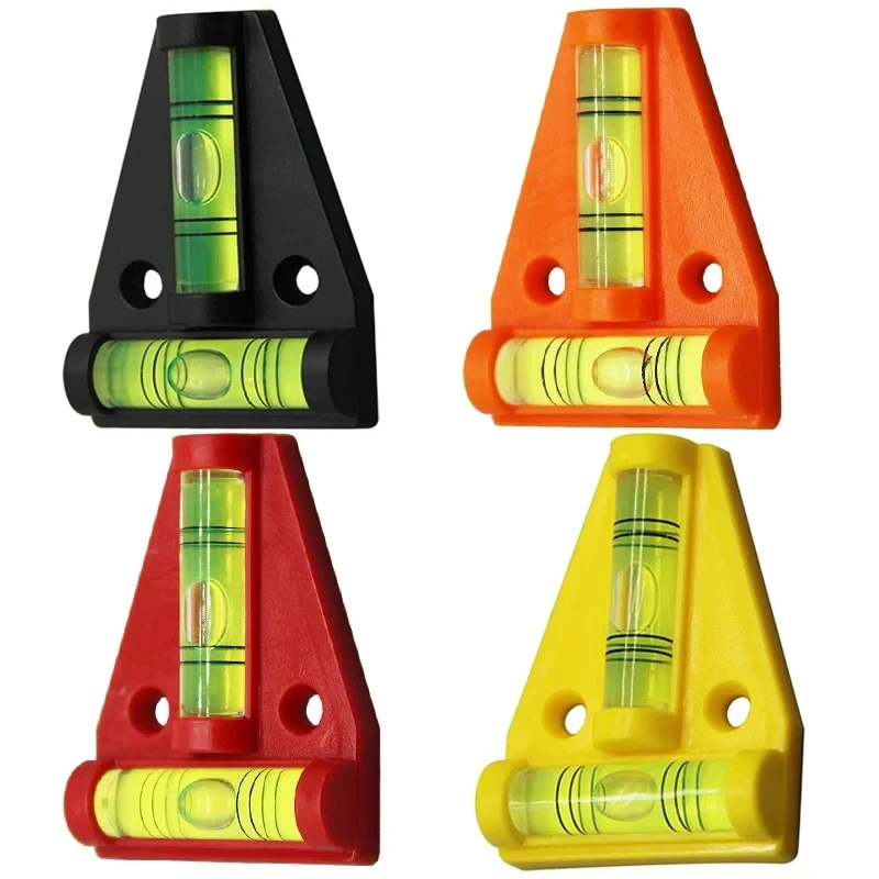 

25pcs T-shaped Level Mini Plastic Waterproof Levels High-precision Bubble Level Calibrator For RV Furniture Caravan Accessories
