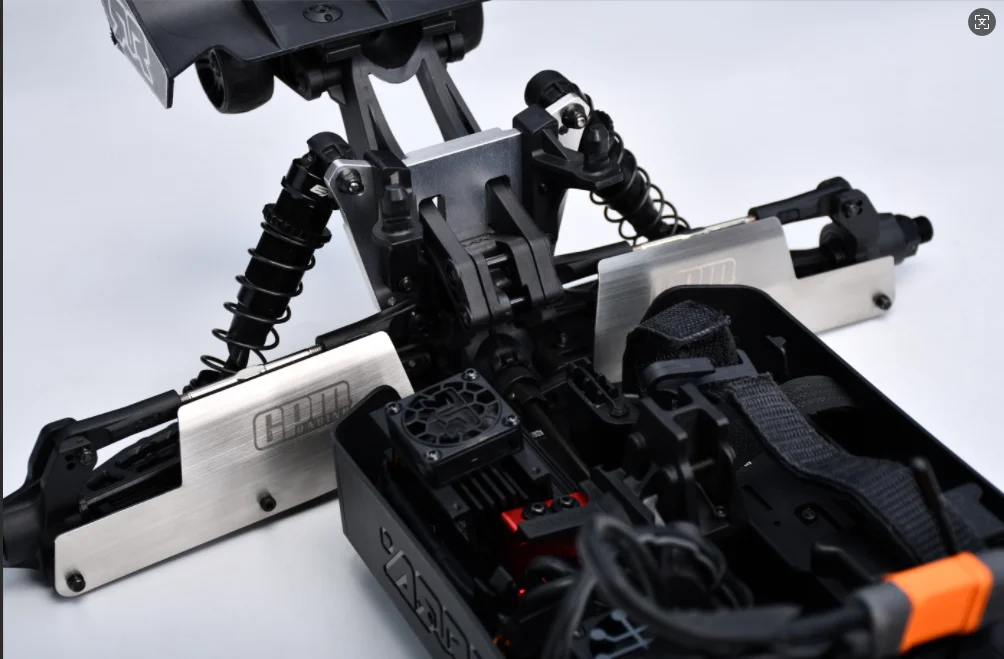 Gpm protetores traseiros de aço inoxidável para arrma 1/8 kraton 6s exc 4x4 rtr caminhão de velocidade sem escova-ARA8708v6