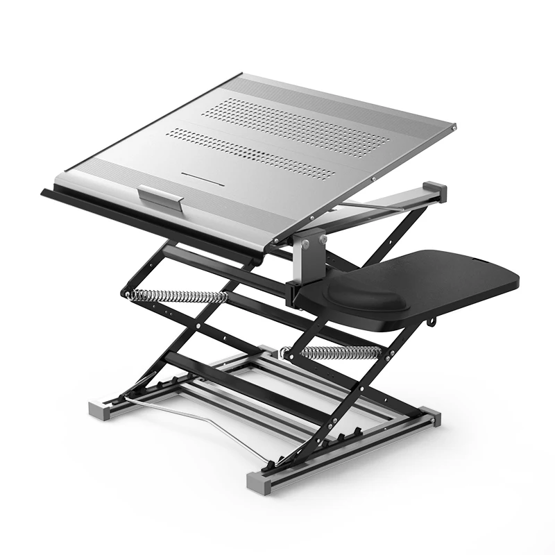 Standing laptop height-adjustable desk folding desktop height-adjustable frame and eye-level stand Laptop Parts Accessories