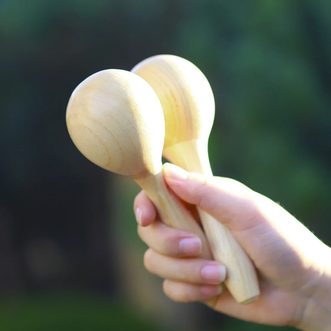 Orff Sand Hammer Spruce Wood Maraca Rattle Shaker Toy Sand Ball Children Educate Gifts Baby Toys Orff Musical Instruments