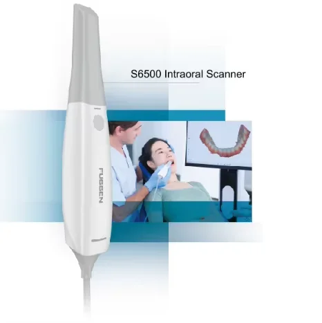 Fussen الأصلي S6500 الماسح الضوئي ثلاثي الأبعاد داخل الفم مع برنامج ثلاثية الأبعاد اللون الحقيقي مسح نموذج الأسنان التصوير لزراعة #1
