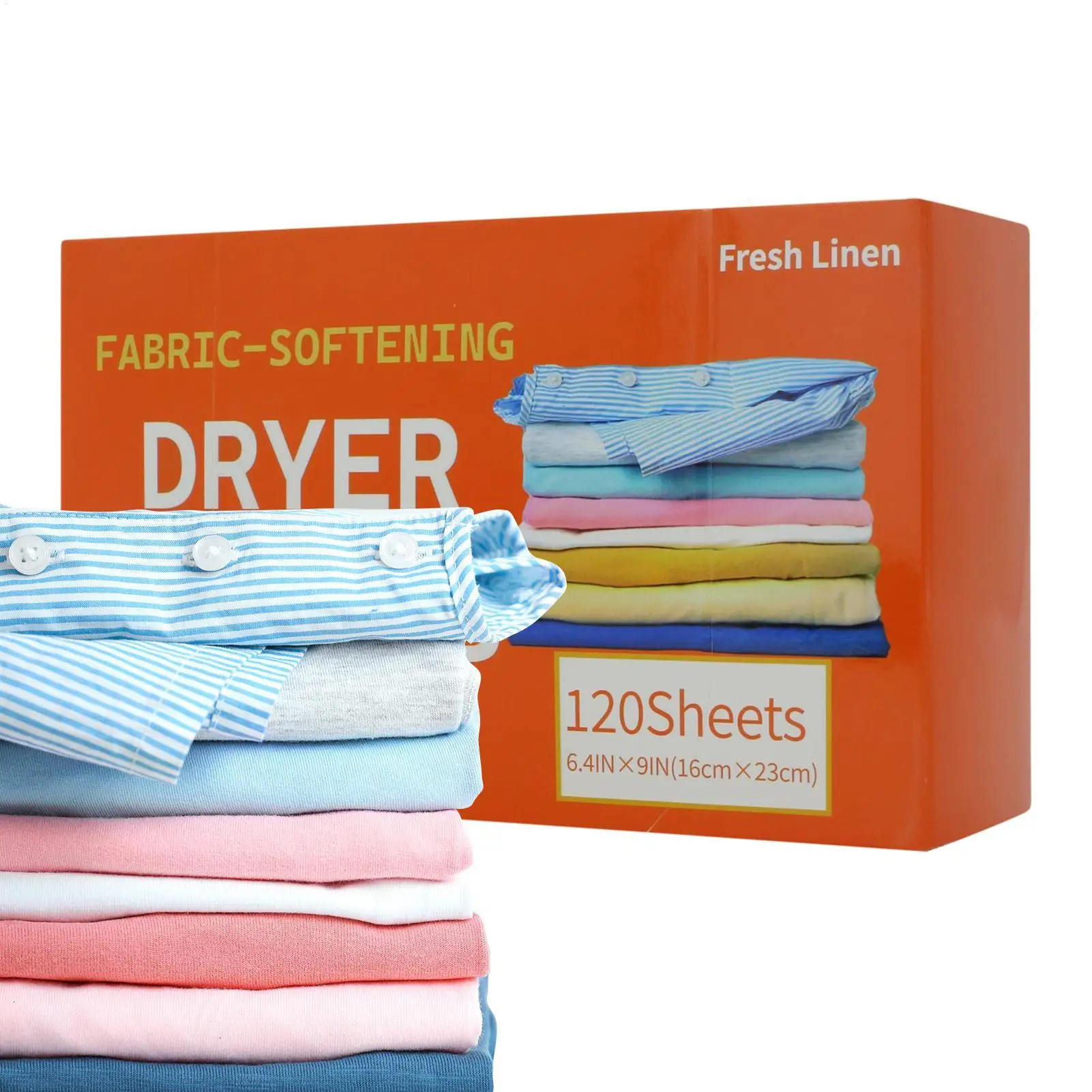 Toallitas para Secadora, 120 Piezas, Toallitas Perfumadas para Lavar Ropa, Tabletas Suavizantes para Secadora, Lavadora de Apartamento, Lavandería de Dormitorio