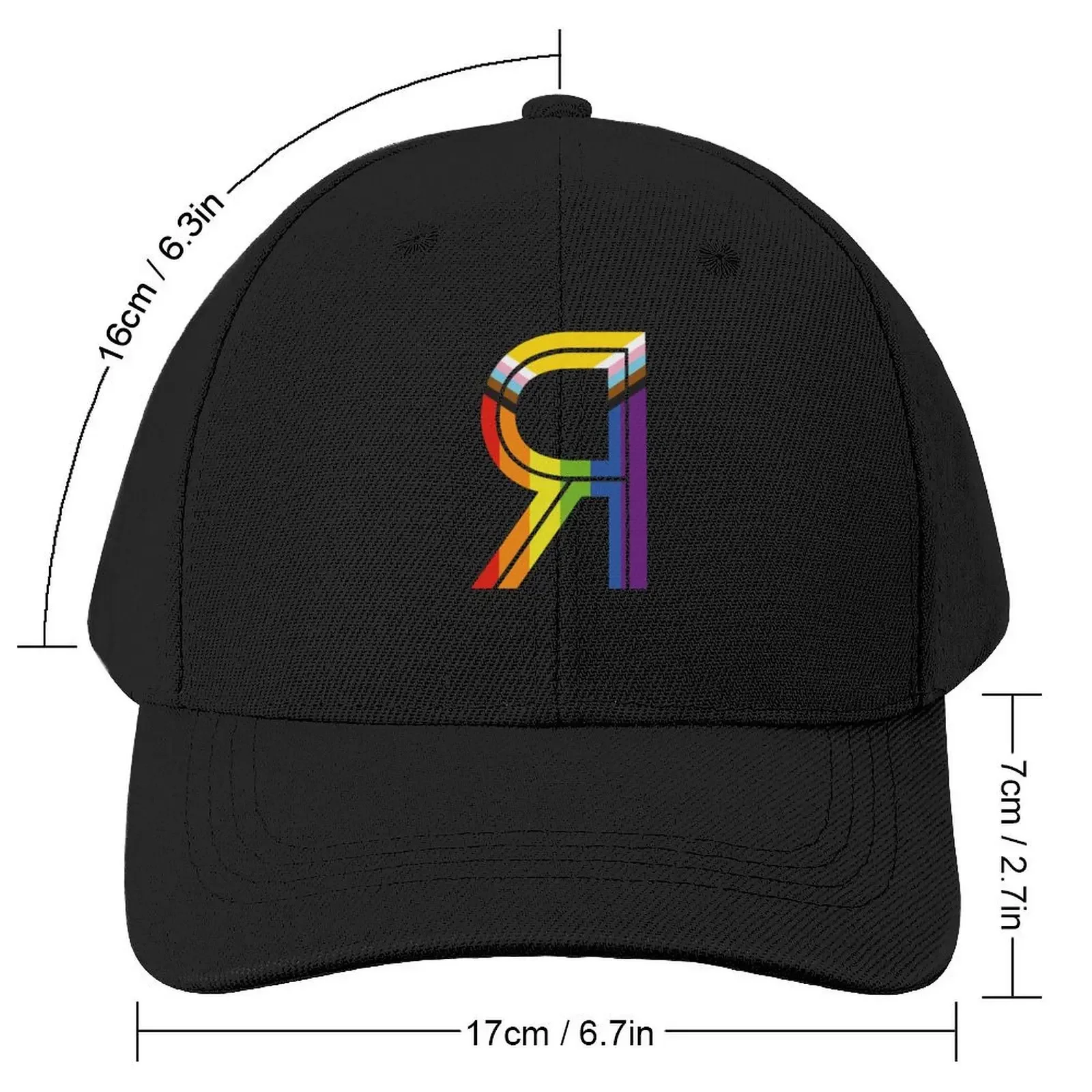 Updated Pride Version, Reader R Logo Baseball Cap dad hat hiking hat Men's Luxury Women's