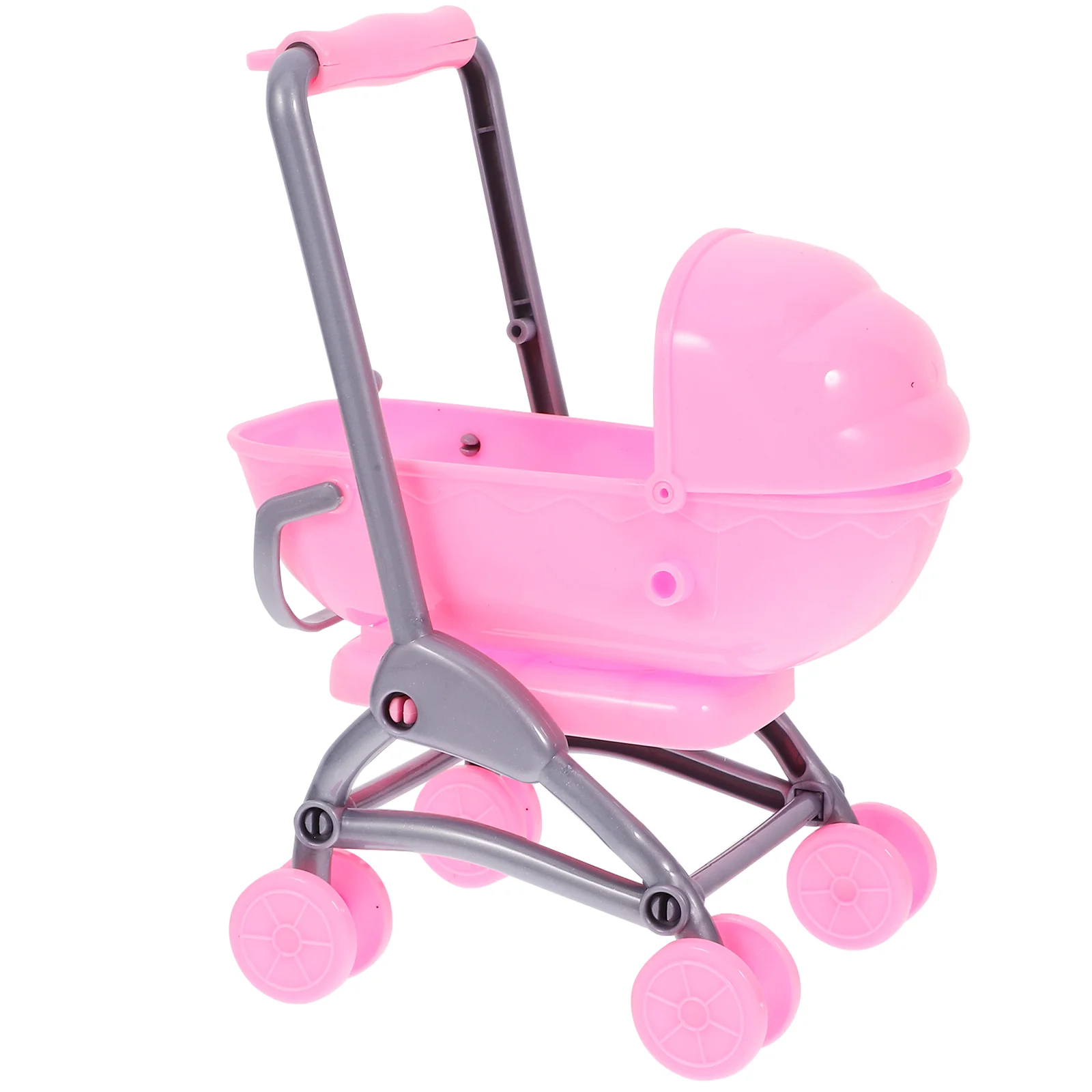 

Children's Toy Trolley Baby Stroller for Dolls Toddlers 1-3 Rolling Cart Kids Toys Mini