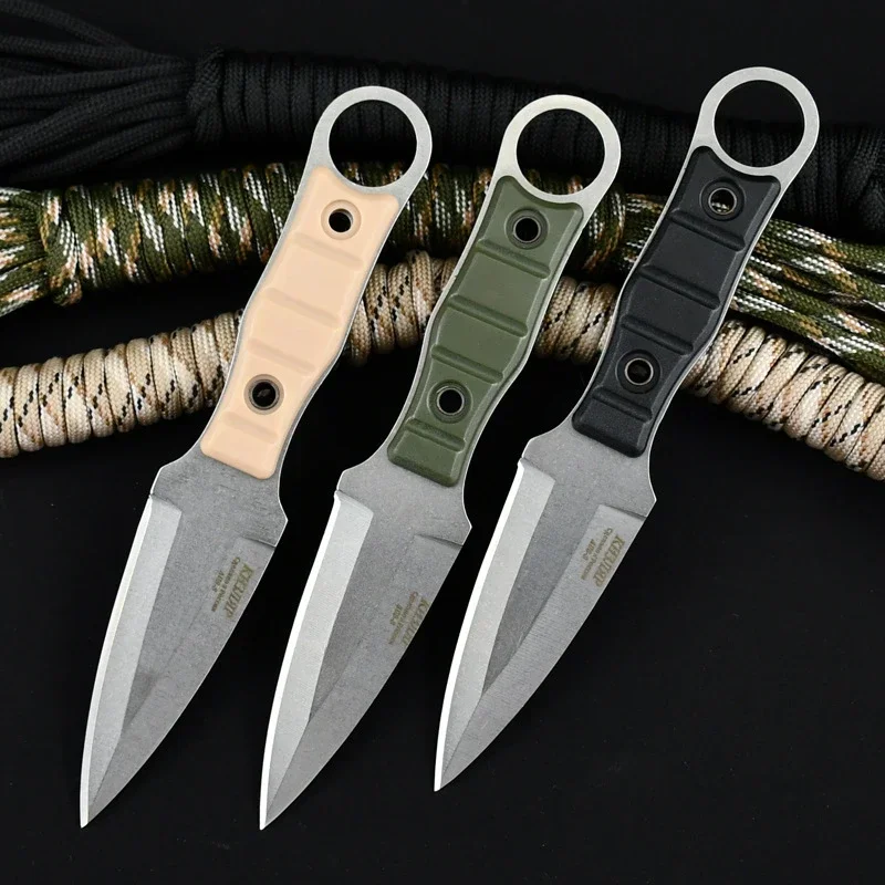 

Outdoor Russian Kizlyar Portable Fixed Sharp Knife 8Cr13Mov Blade Nylon Fiber Handles Hunting Tactical Knives Military EDC Tool