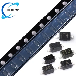 50pcs/lot 1N4448WS T5 1N4148WS T4 BAS316 A6 BAV20WS T2 BAV21WS T3 1SS355 A SOD-323 SOD323 SMD Switching Switch Diode