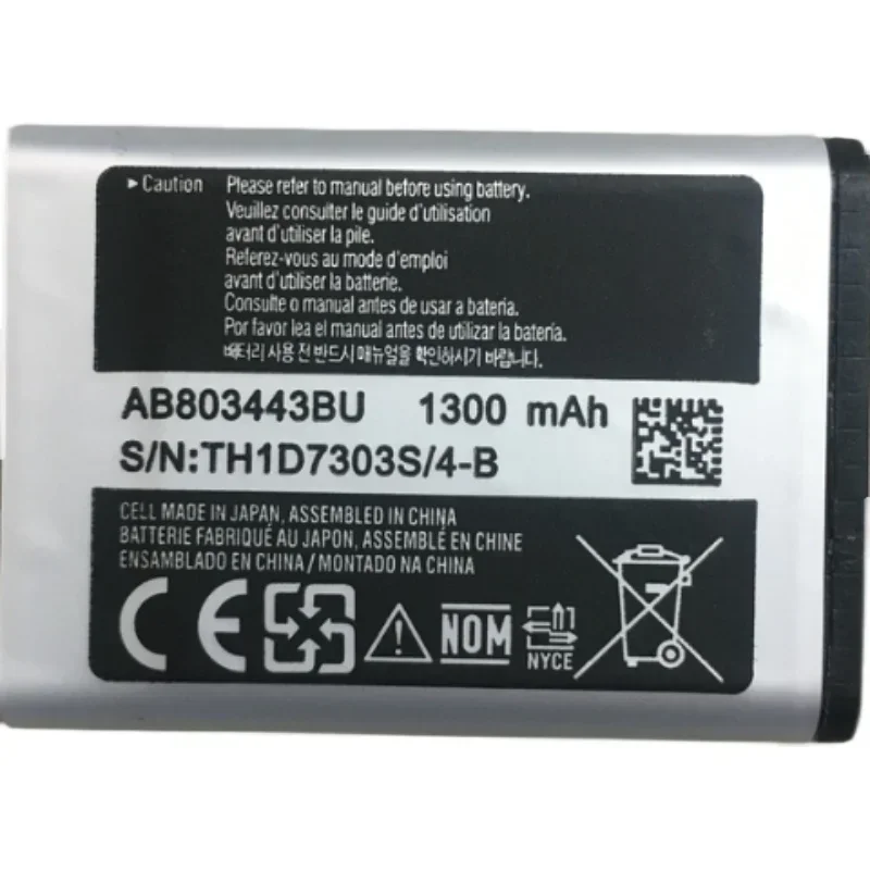 For / C3350 Battery Brand New AB803443BU Mobile Phone Battery