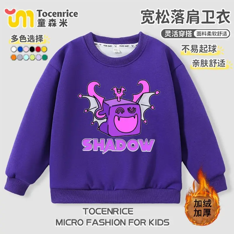 Blox الفواكه هوديس للأطفال ازياء الكرتون Blox الفواكه التنين الظل ملابس الأطفال هوديس البلوز طالب هوديس #3