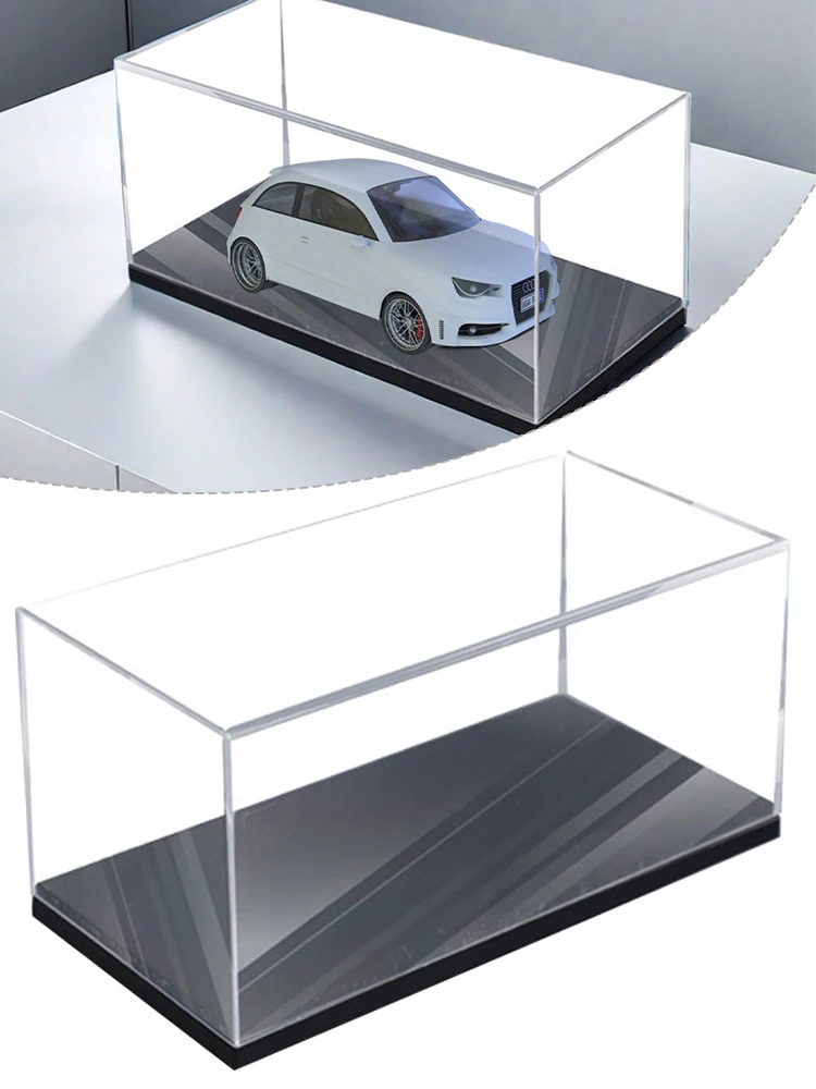 กล่องโชว์ 43 ช่อง กล่องเก็บของ โมเดล ของตกแต่ง ฝาครอบกันฝุ่น โปร่งใส ทำมือ กล่องบลายด์บ็อกซ์ อะคริลิค คุณภาพสูง